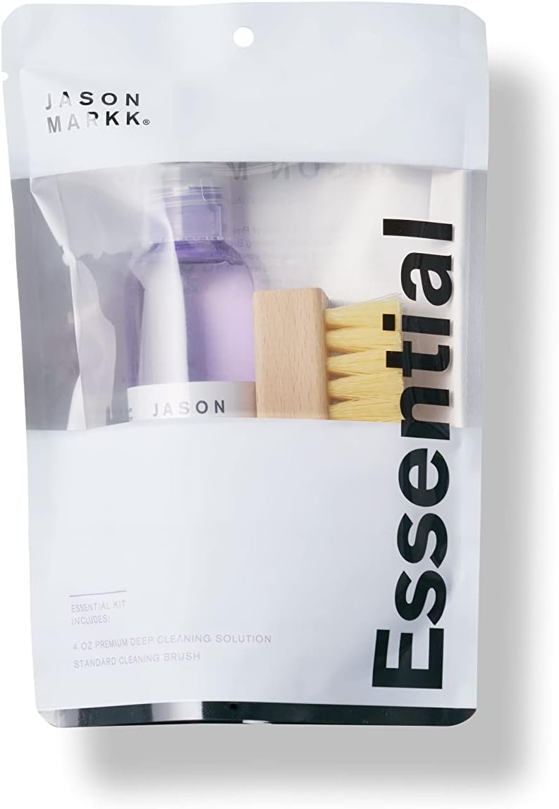Jason Markk, Shoe Cleaner, Deep Cleaning Solution & Durables Brush, Sneaker Care, Ideal for Footwear, Leather, Rubber