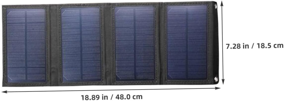 BESPORTBLE Sustainable 10w Solar Panel Charger Waterproof Lightweight Foldable Outdoor Power Bank USB Solar Charger for Mobile Devices for Outdoor Activities