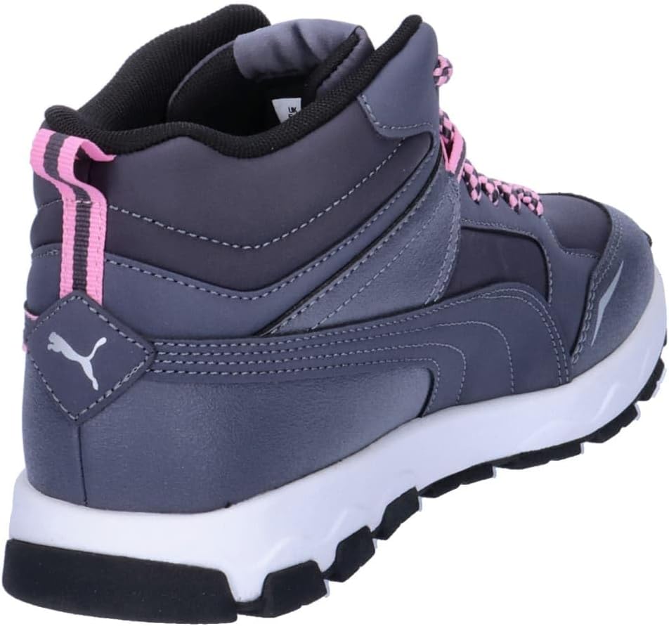 Puma JR 397644 Evolve Trail Sneakers, Kids, Galaxy Tech Gray/Mauve Out (03), 25.0 cm