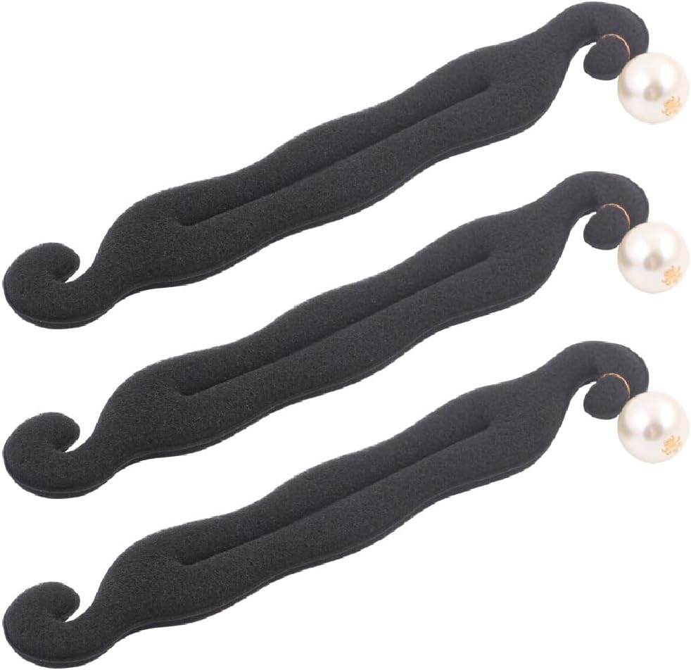 3Pcs Hair Bun Maker Quick Hair Bun Maker Tool Twist Curler Donut Tools Magic Hair Collecting Tool Easy and Fast