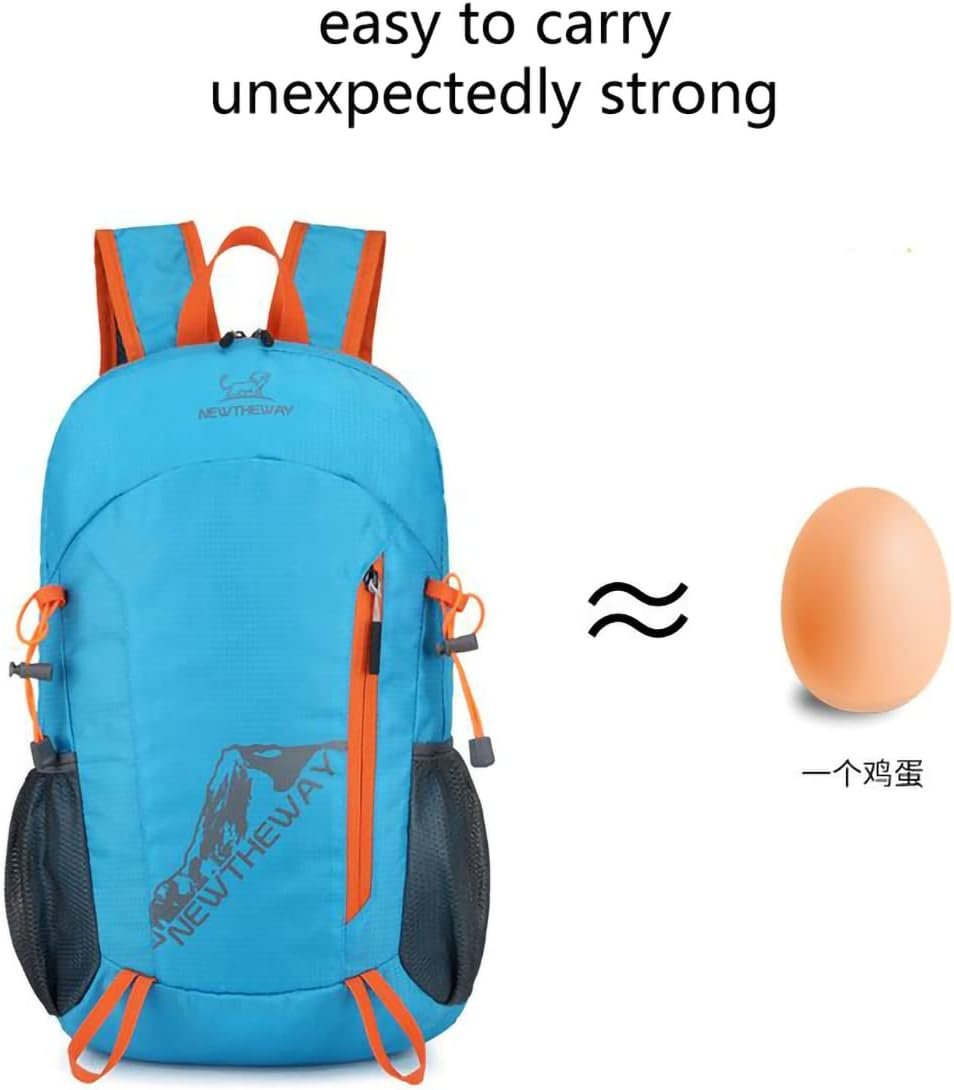 Ultra Lightweight Packable Backpack, Water Resistant Small Backpack Daypack Foldable for Travel Hiking Outdoor Camping and Cycling Foldable Outdoor Bag