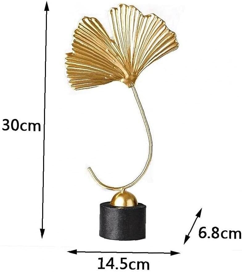 TOSSPER Foglie Statua in Miniatura Decorazione Domestica Moderna Ufficio Accessori per Soggiorno Piecies Oggettistica per Casa Statue Ornamenti