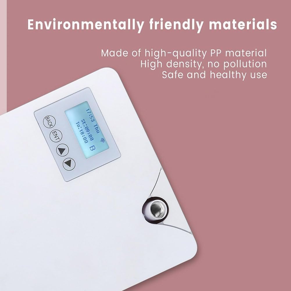 Smart Scent Air Machine, Wall-Mounted Air Scent Diffuser, 300ML Oil Waterless Condensation Nebulization, Bluetooth WiFi Aromatherapy Diffuser App Control with Timer, for Home, Office, Hotel (Color :