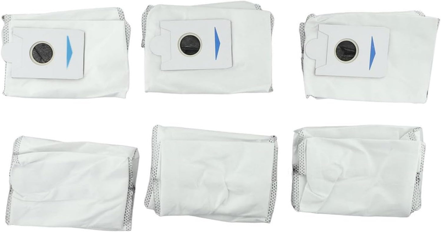 T20/X1 Cleaning Essentials 8 Dust Bags and 4 Mop Pads Designed for Effective Dirt Removal and Floor Protection (Blue)