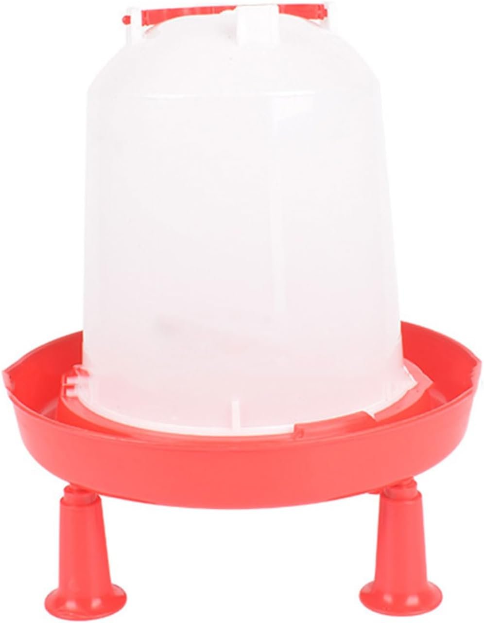 YS0911 Chick Waterer Kits for Chick HenQuail Hanging Poultry Waterer Fountain Large Capacity Water Bowl for Outdoor Farm Coops Chicken Watering Supplies, 3L