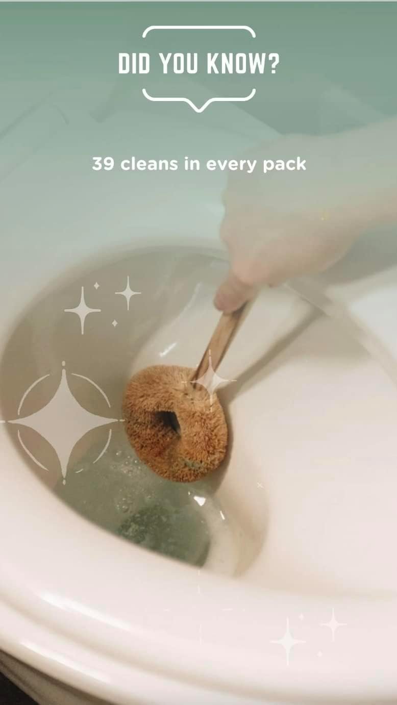 Eco Living Club Toilet Bowl Cleaner Strips Sheets