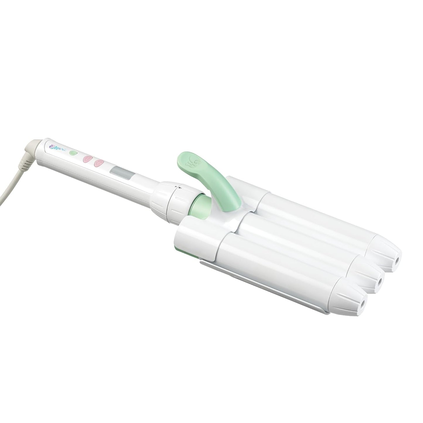 Mane 1.25" Jumbo Hair Waver Styling Attachment - 3 Barrel Hair Waver for Natural-Looking Waves, Frizz-Free Volume & Beachy Texture - Use with Power Bottom Base