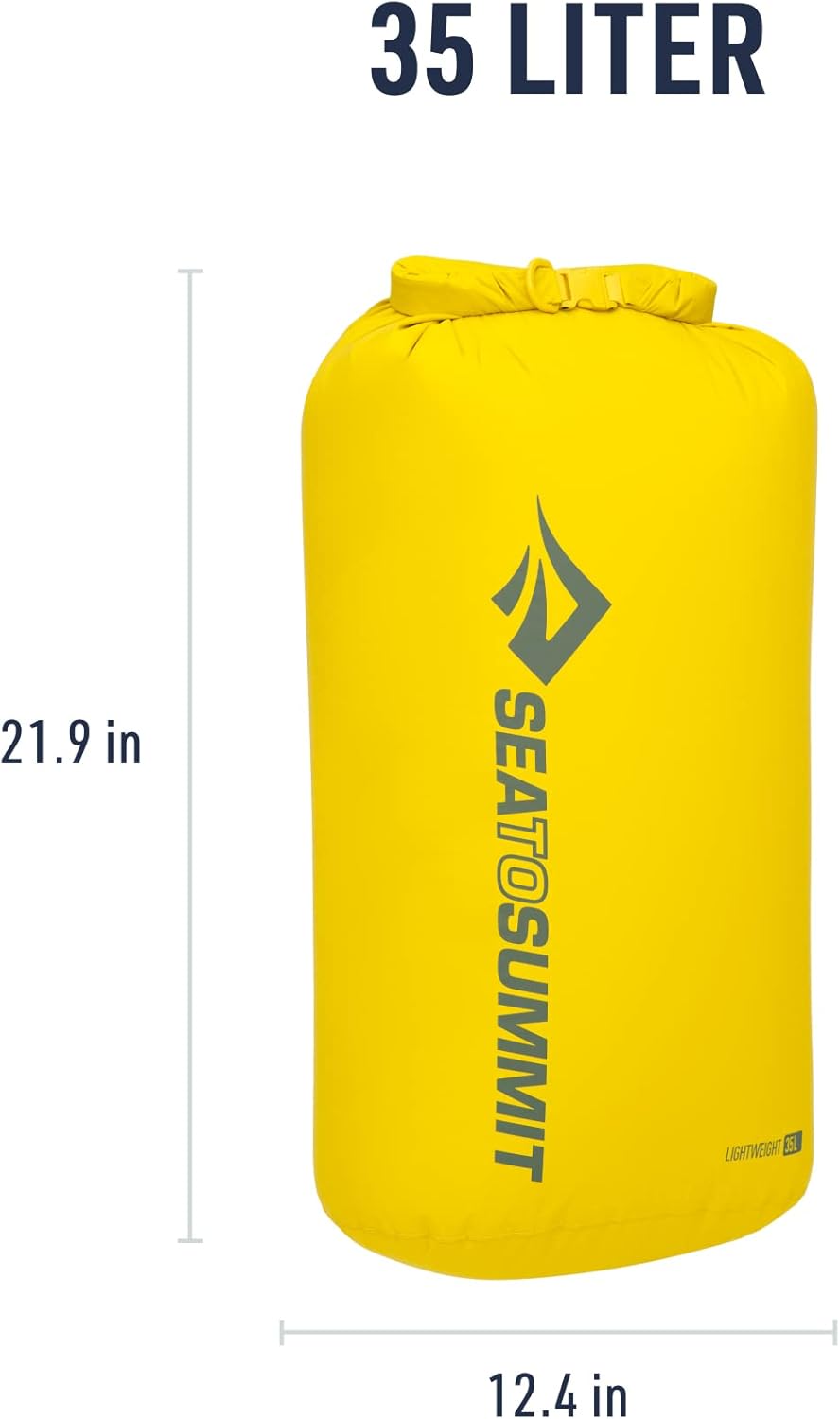 Sea to Summit Lightweight Dry Bag, Sulphur, 35 Litre