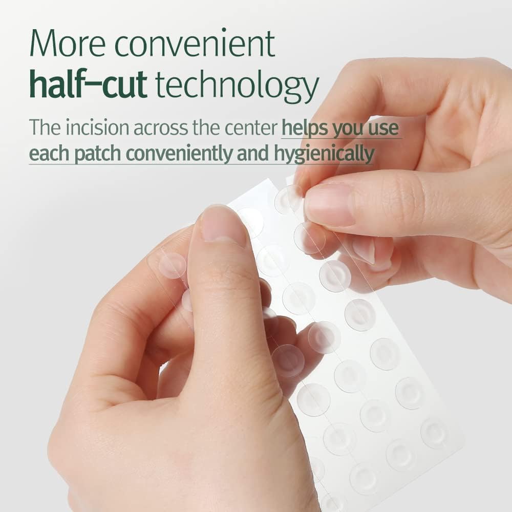PYUNKANG YUL Calming Clear Spot Patch (Slim Care) Quick, Adhesive & Invisible Oval Fit Stickers, Beveling Hydrocolloid Acne Spot Cover, Pimple Focused Skin Care for Blemishes and Zit, 2 Sized (145 count)