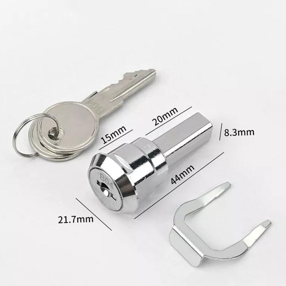 Ovvkultoc Tool Box Lock, Universal Toolbox Lock, Cabinet Locks with Keys, Mailbox Lock Replacement, Toolbox Locks Replacement for DIY Drawer Tool Box Mail Box
