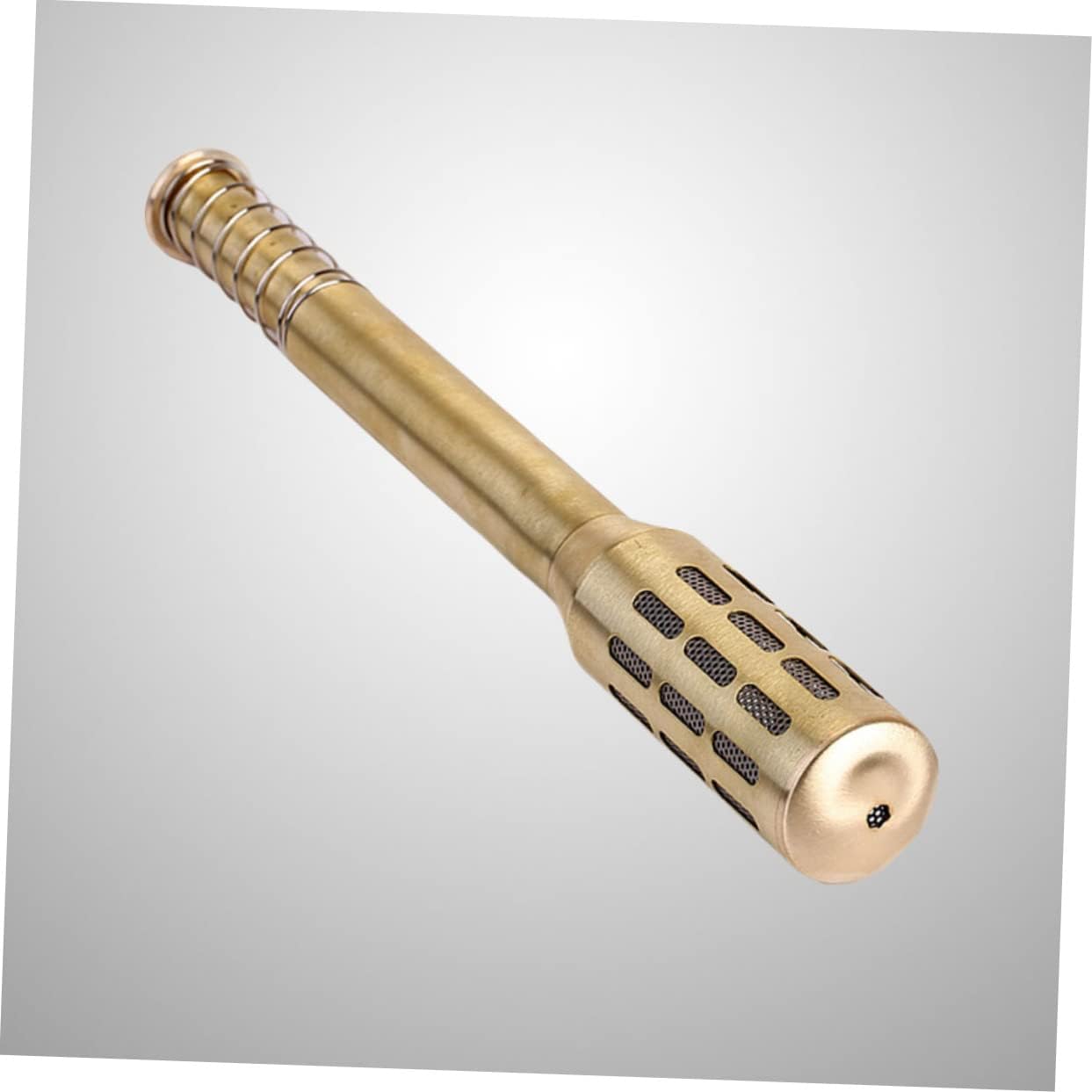 Beatifufu Brass Moxa Roller Stick Moxibustion Massage Burner for Body Easy to Use Handheld Device Gold Finish