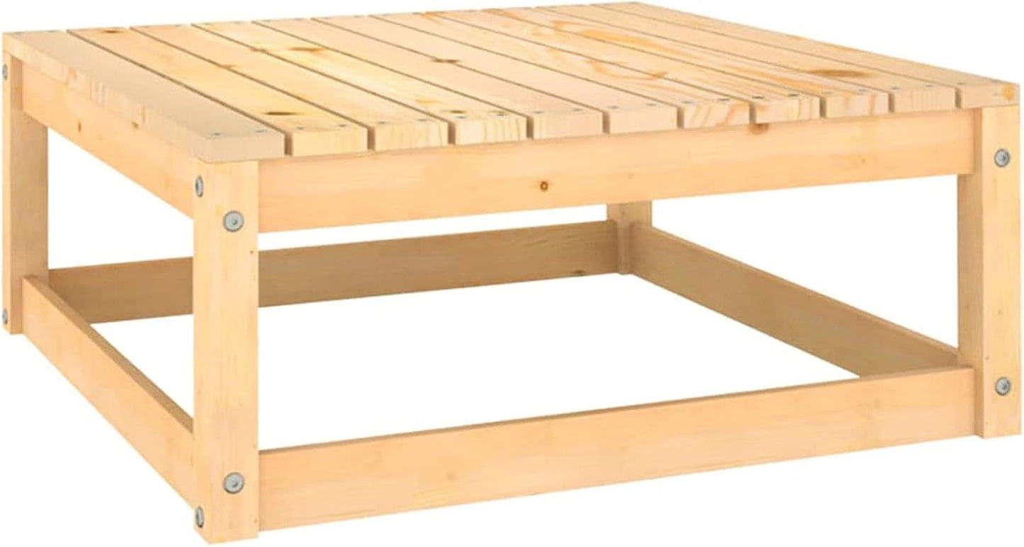 Homgoday Set Divani da Giardino 4 pz in Legno Massello di Pino, Lettini Prendisole, Divano Letto Mobili, Lettini da Giardino, Lettino da Piscina Esterno Piscina No