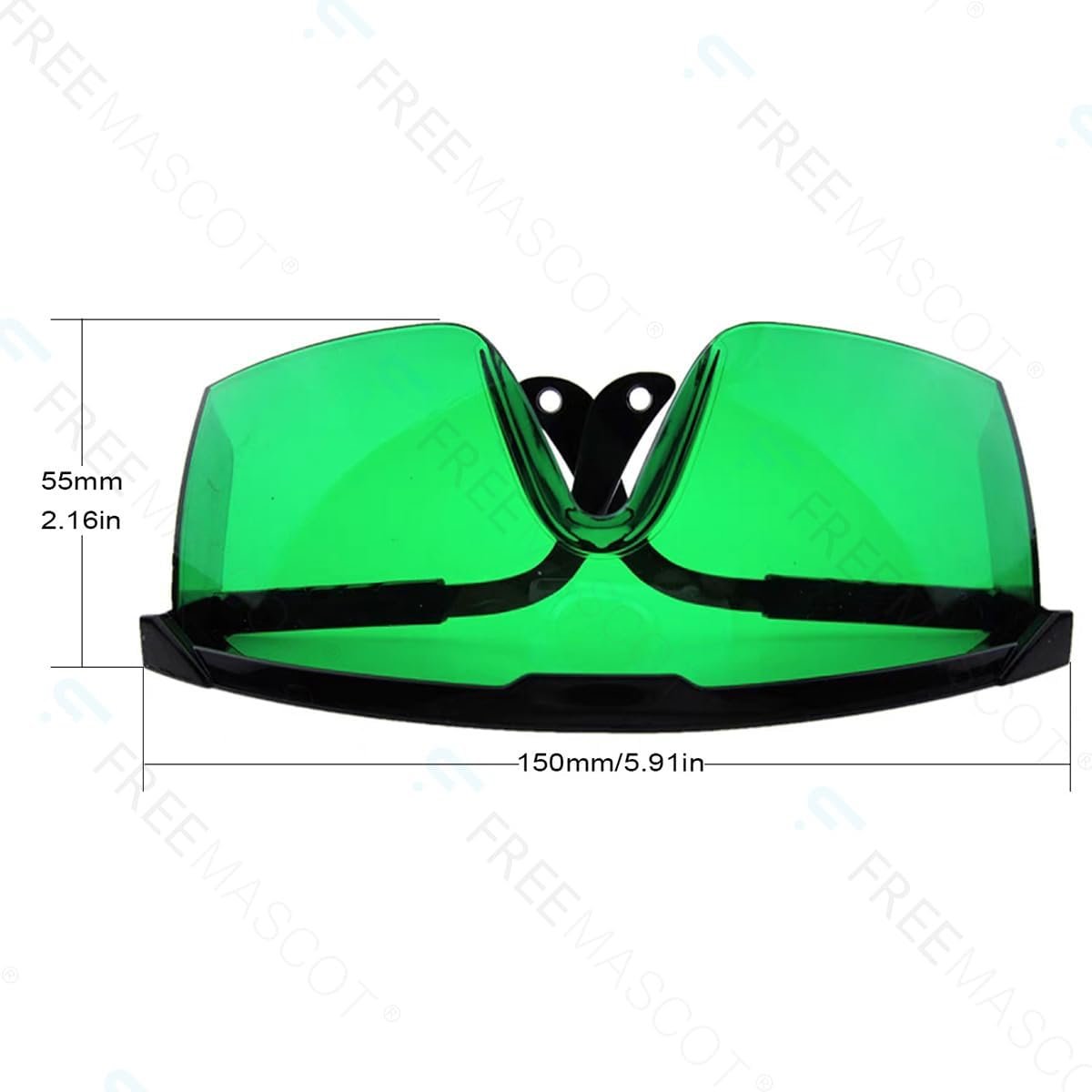 FreeMascot UV and Red Light Safety Glasses For Red Light Therapy, Laser Hair Removal Treatment, Tanning Eye Protection