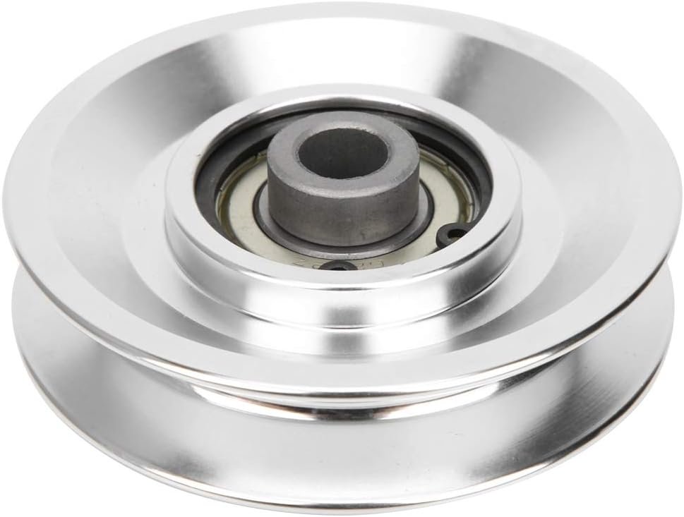 Heavy Duty Groove Wheel Fitness Equipment Accessories Stainless Steel Swivel Pulley Pulley Strength Training, Aluminium Alloy Pulley, for Gym Accessories Home(80mm in Diameter)