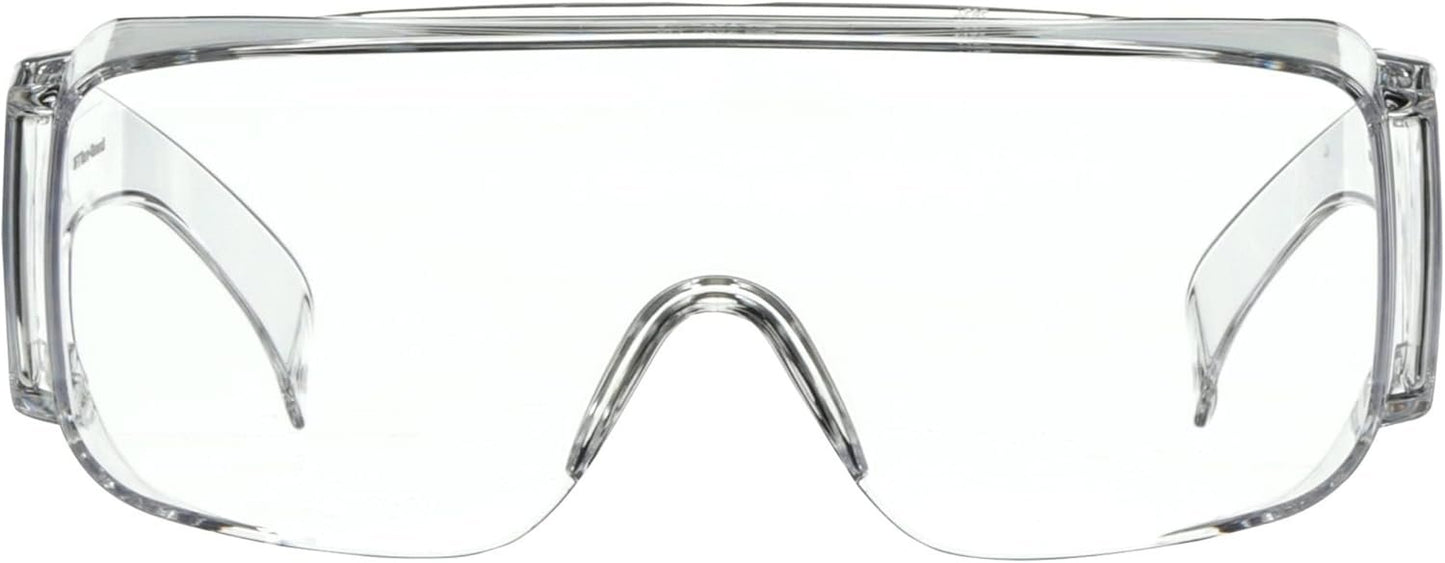 3M Over-The-Glass Safety Eyewear 47110H1-DC, Clear Frame, Clear Lens