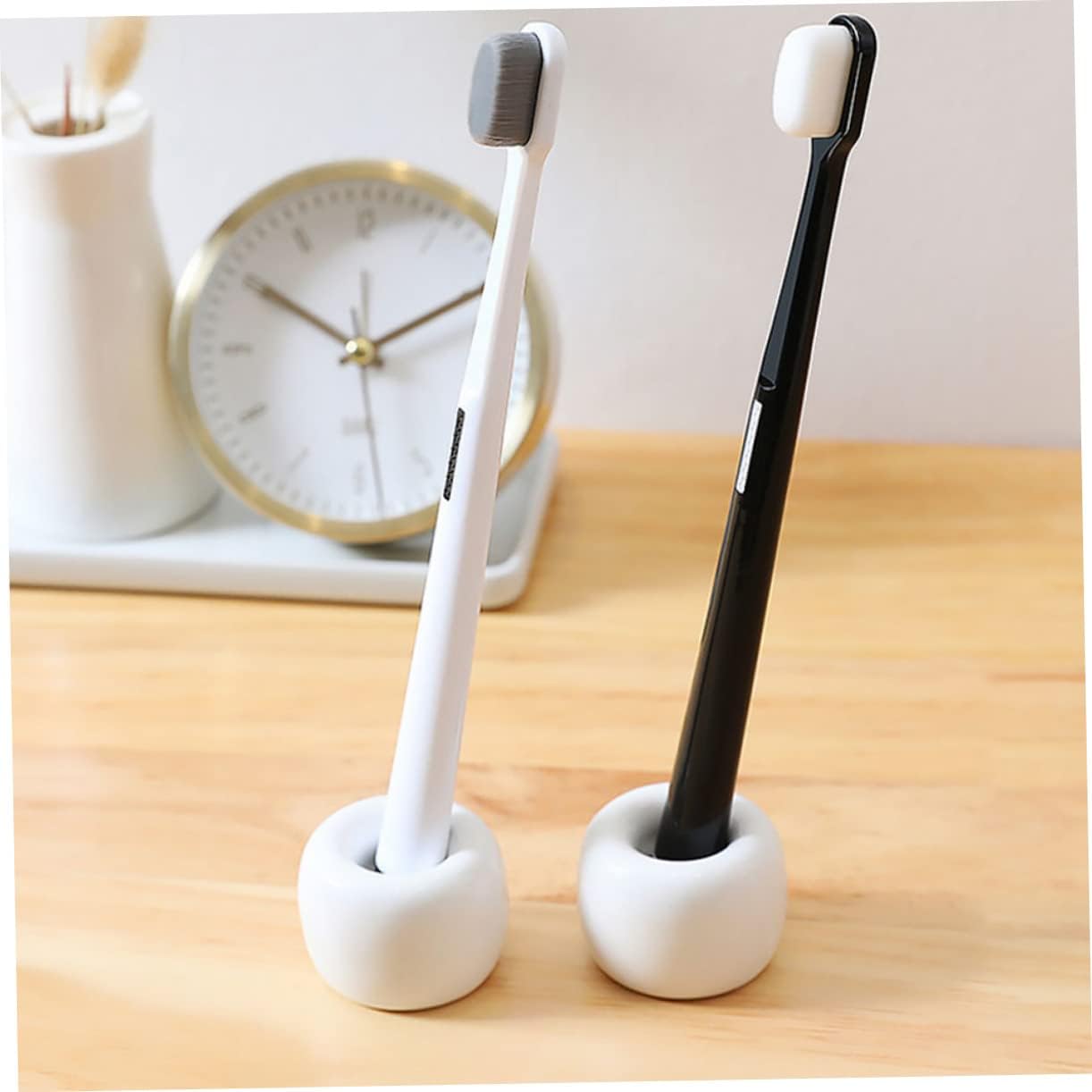 GLEAVI 4pcs Wangan hair toothbrush - toothbrush Postpartum Toothbrushes Camping Toothbrush floss extra soft toothbrush Oral Care Tools lovers Confinement soft fur