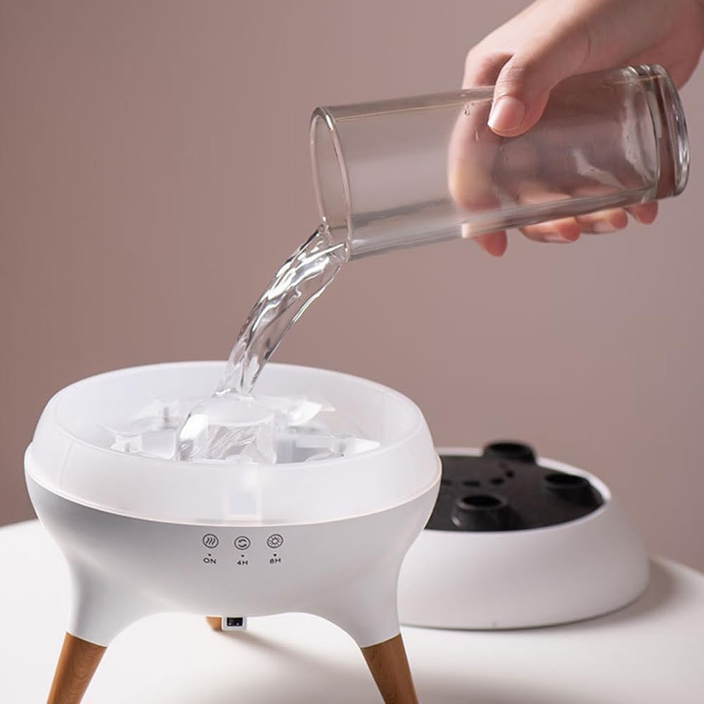 Lhnjimrsy 5- Ports Jellyfish Air Humidifier Desktop Aroma Diffuser Aroma Essential Oil Diffuser US Plug