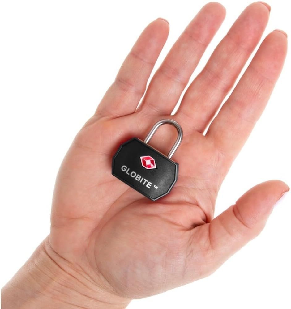 Globite TSA Luggage Locks 2pk, Black