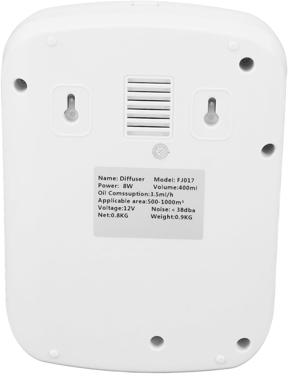 Intelligent Diffuser, Intelligent Aromatherapy Machine, Elimination of Smells by, Application Control, Energy Savings for The Home (US Plug 100‑240V)