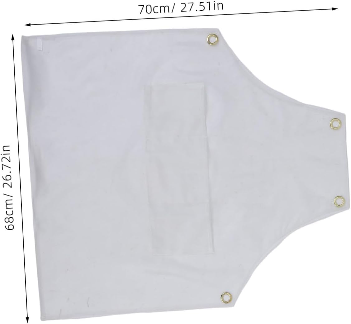 BELLIFFY Oil Apron for Art Studios Kitchens Workshops Adjustable Transparent Design for Stain Protection Stylish Functional Apron for All Cooking