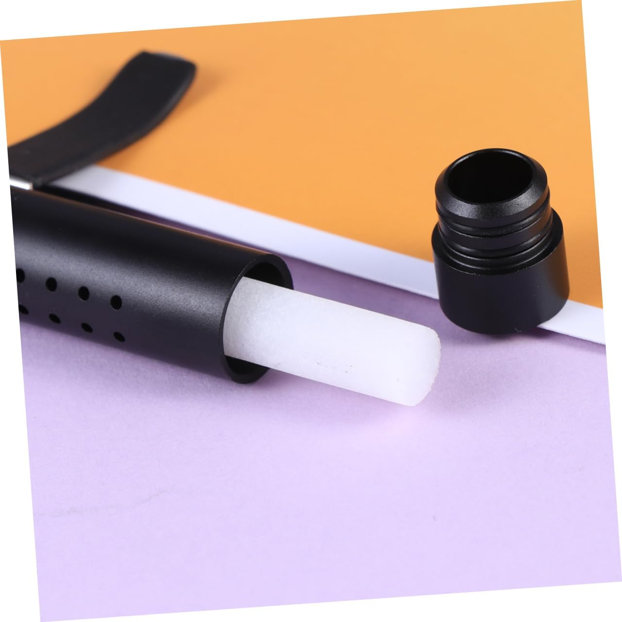 Alipis Car Aromatherapy Stick Fragrance Diffuser Stylish Black Car Air Freshener with Aroma Control and Replacement Stick Essential Oil Diffuser for Vent Clip