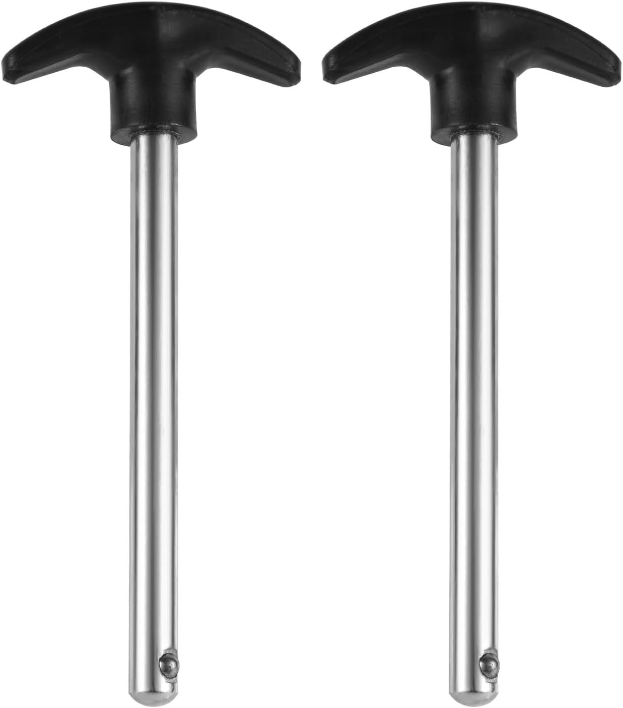 2pcs Weight Stack Pin, Pin Tensile 3/8 Inch Diameter 4.4 Inch Locking Space Weight Lifting Machine Pins Weight Stack Replacement Pin Universal Home Gym Exercise Machine Parts & Accessories