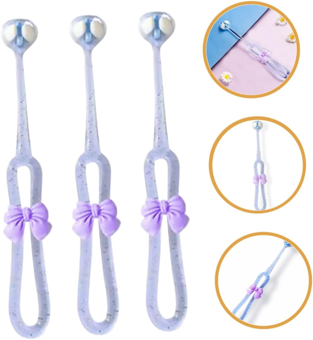 FOYTOKI 3pcs 3-sided Toothbrush: Adult Deeply And Thoroughly To Clean Teeth And Gums Cute Soft Bristle Three Sided Toothbrush Set