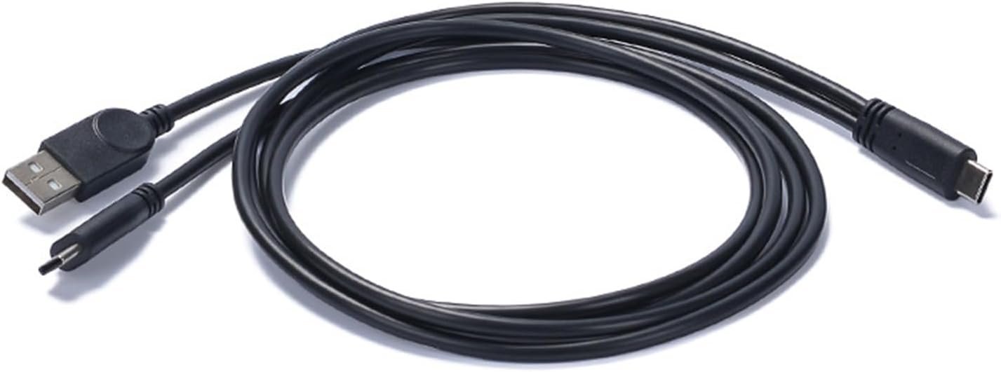 Type C Adapter and Charging Cable with IC Sound Card for Live Streaming and Charging Simultaneously On Devices