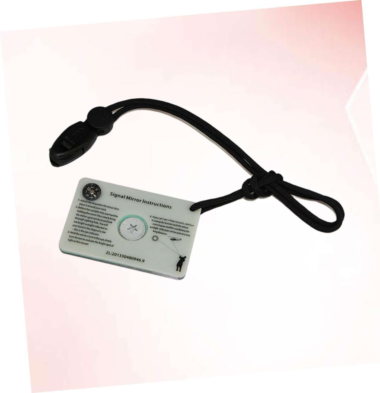 KOMBIUDA Signal Mirror Field Accessory Reflector Mirror Small Mirror Multi-Function Mirror Survival Mirror