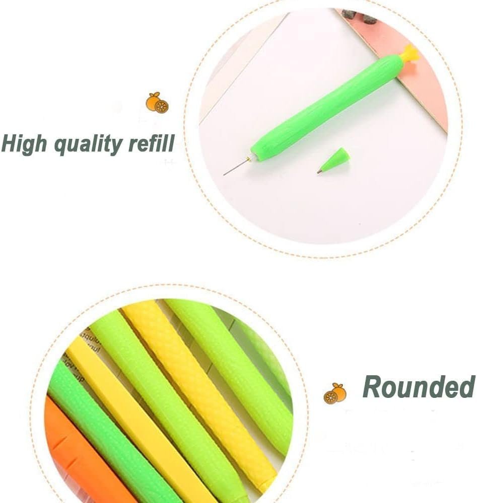 Galyacht 1Pcs Yellow Banana Kawaii Mechanical Pencils, Retractable Press Pens Creative Automatic Pens, School Stationery Writing Supplies Mechanical Pencils