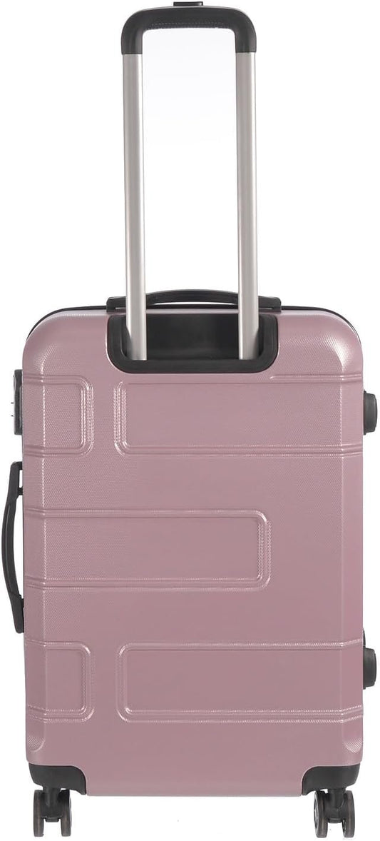 24" Medium Size Luggage Deco Collection Dusty Pink