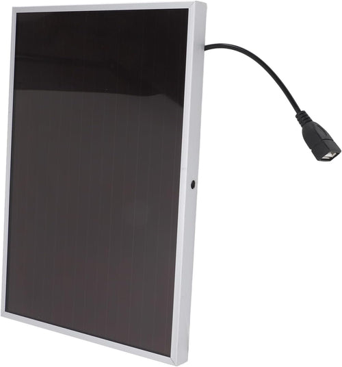 20 Watt 12 Volt Solar Panel Solar Trickle Charger, Aluminum Frame Amorphous Silicon Panel, USB Portable Charger Power for Camping, Outdoor Activities, Emergency