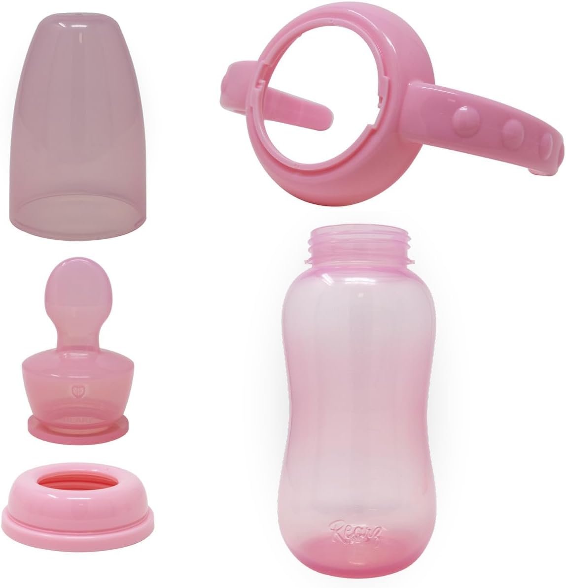 Rearz Pink Easy Grip Adult Drinking Aid Cup Adaptive Living - BPA Free