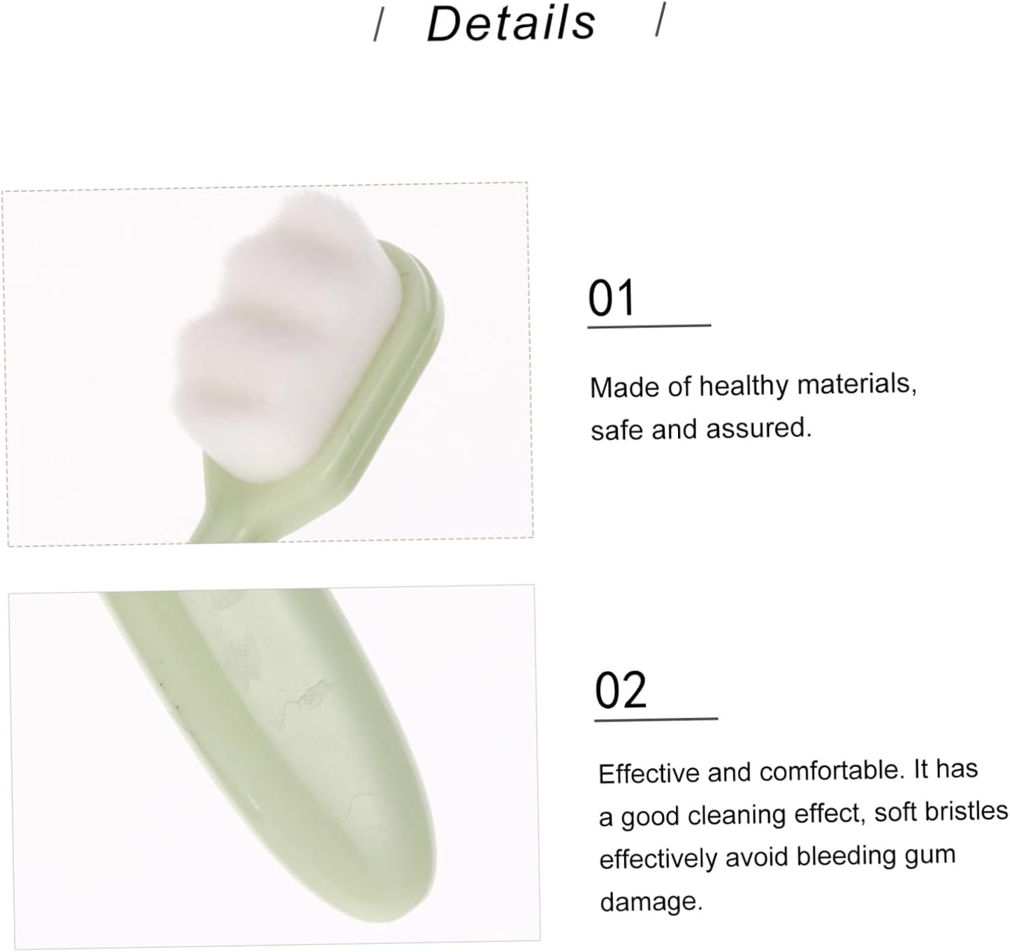 HONITANO 16pcs Soft Bristle Toothbrush for Sensitive Teeth and Maternal Care for Puerperal Use Gentle Cleaning for Adults Selection Random Color