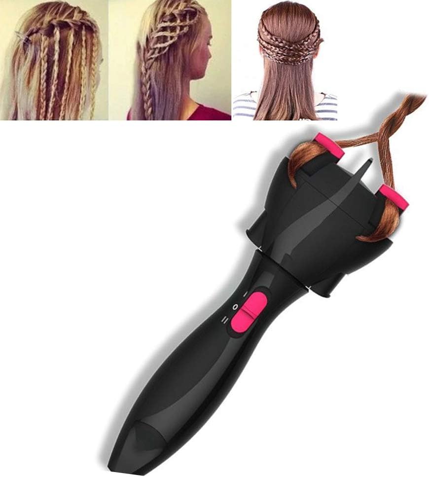 Bonbela Electric Hair Braider Automatic Twist Braider Knitting Device Writer Machine Braid Forming Machine Hair Styling Hair Tool