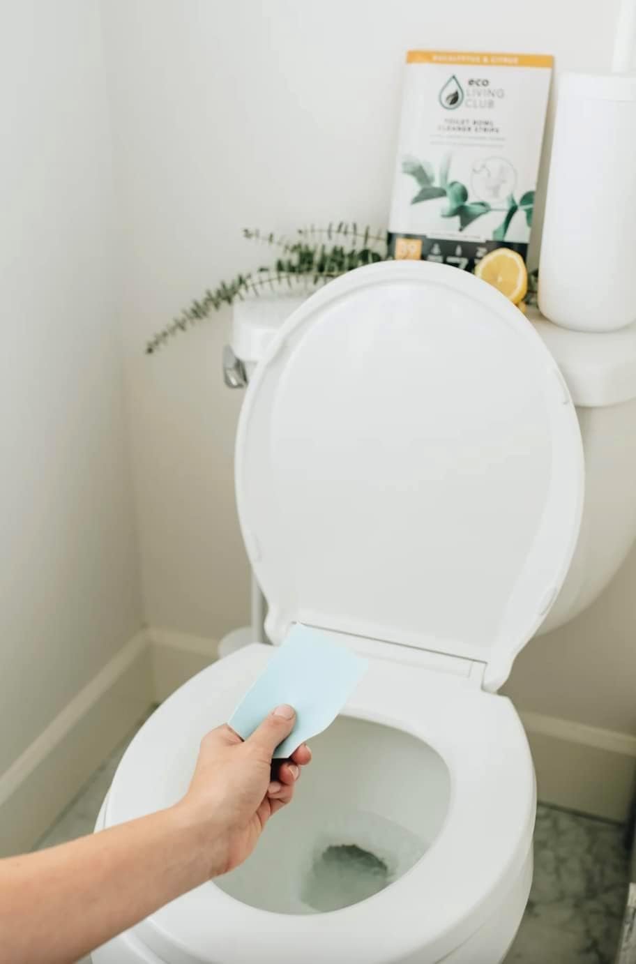 Eco Living Club Toilet Bowl Cleaner Strips Sheets