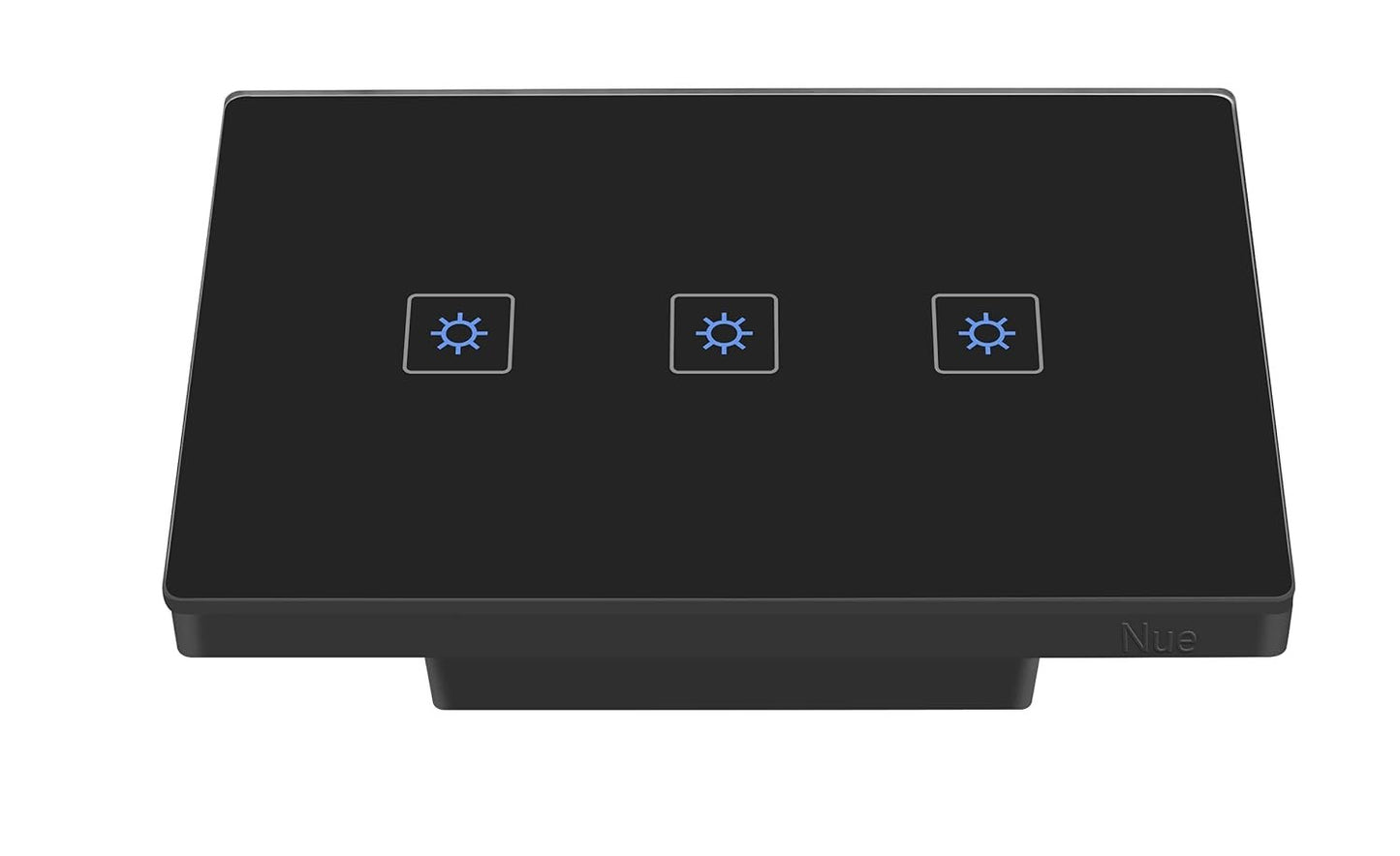 AU/NZ Approved ZigBee Smart 3 Gang Light Switch for Home Automation, Alexa Voice Control - Black 3 Gang