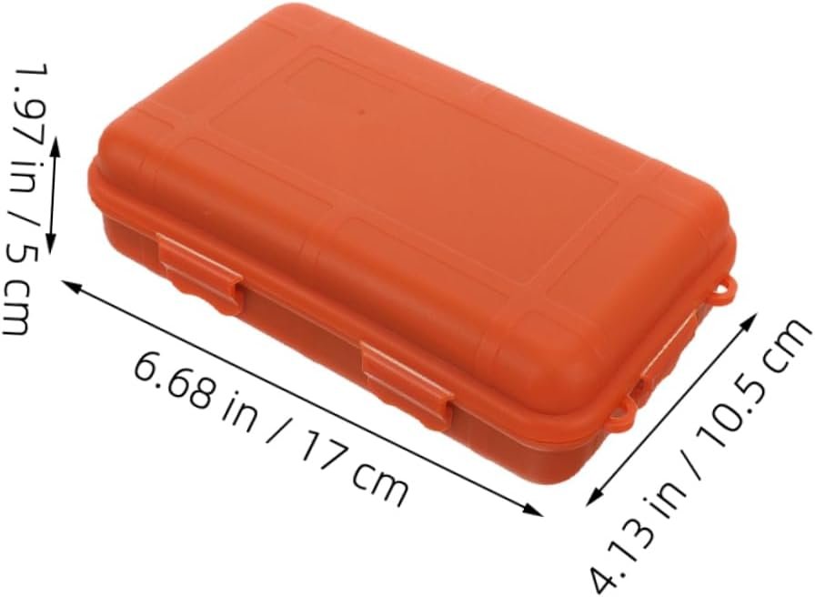 Unomor Box Survival Storage Box Capacity Tool Case Shockproof Organizer for Outdoor Use Sealed Design for