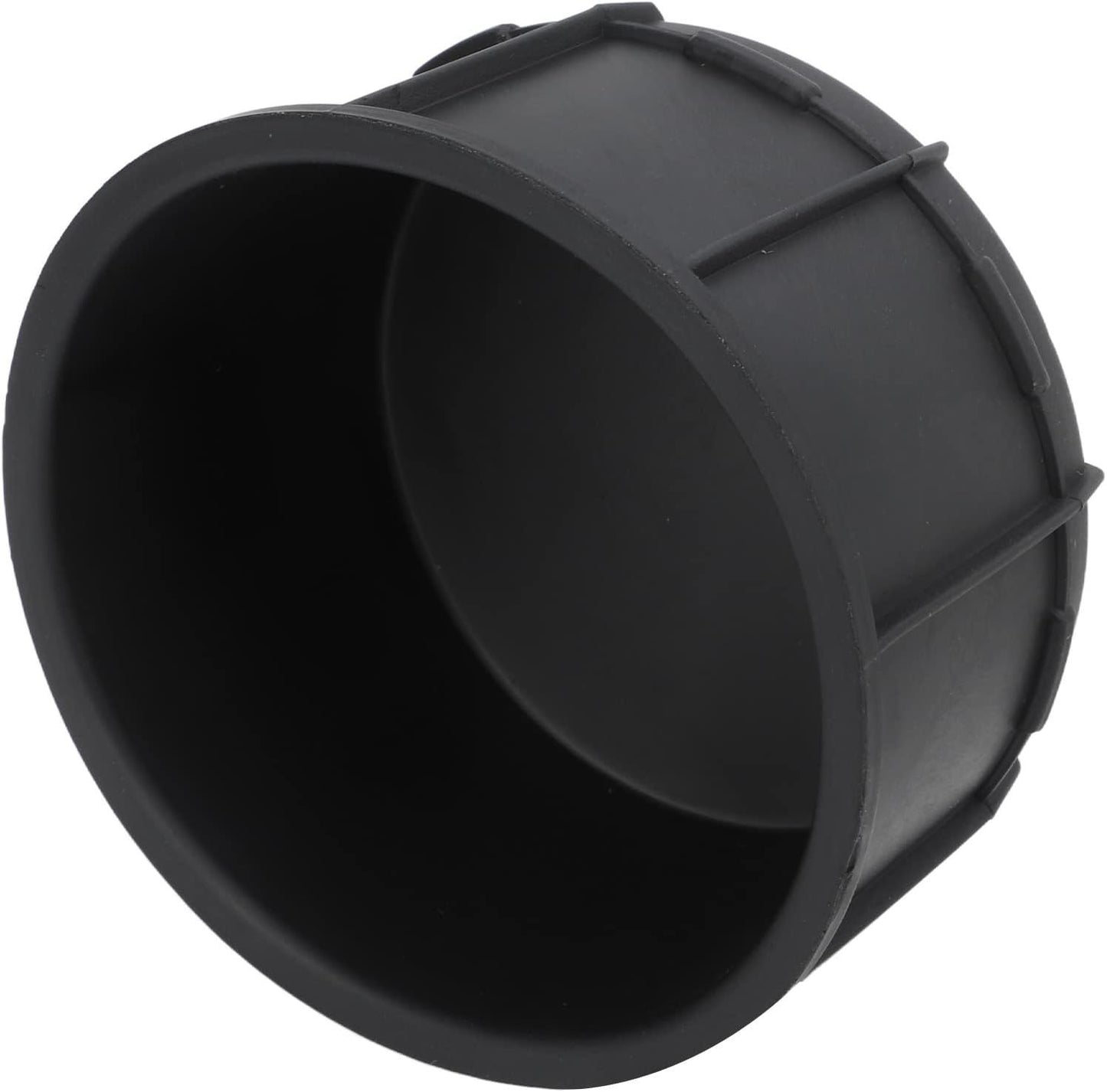 Cup Holder Insert Liner, 2Pcs Black Rubber Center Console Cup Holder Insert Liner Automotive Interior Accessories 9cmx4.5cm/3.5cmx1.8in