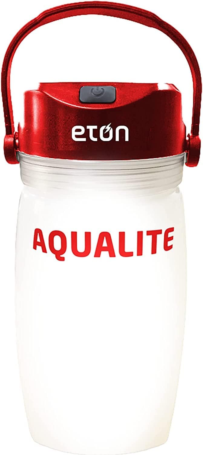 Eton Solar Powered Lantern with Integrated Water Bottle & Personal 8-Piece Emergency Survival Kit
