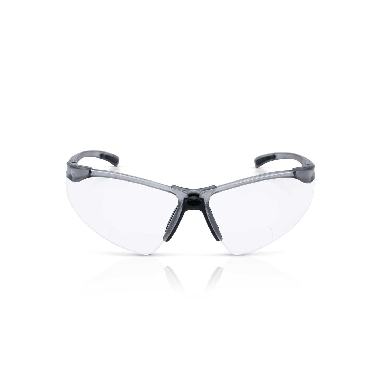 Sellstrom XM340RX Safety Glasses with Readers - Wraparound Bifocal Eyeglasses for Men/Women - ANSI Z87.1 - 1.5X Magnification
