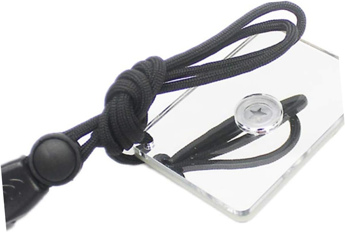 KOMBIUDA Signal Mirror Field Accessory Reflector Mirror Small Mirror Multi-Function Mirror Survival Mirror