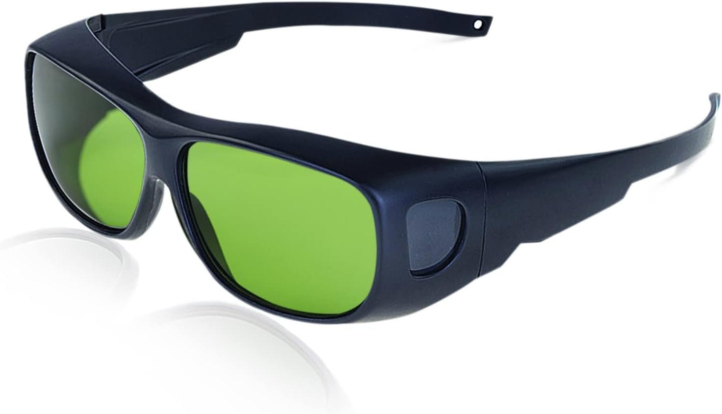 Welding Glasses,Wrap-Around Safety Welding Lens,Anti-Scratch, Non-Slip, UV Protection,Laser Hair Removal Protective Glasses