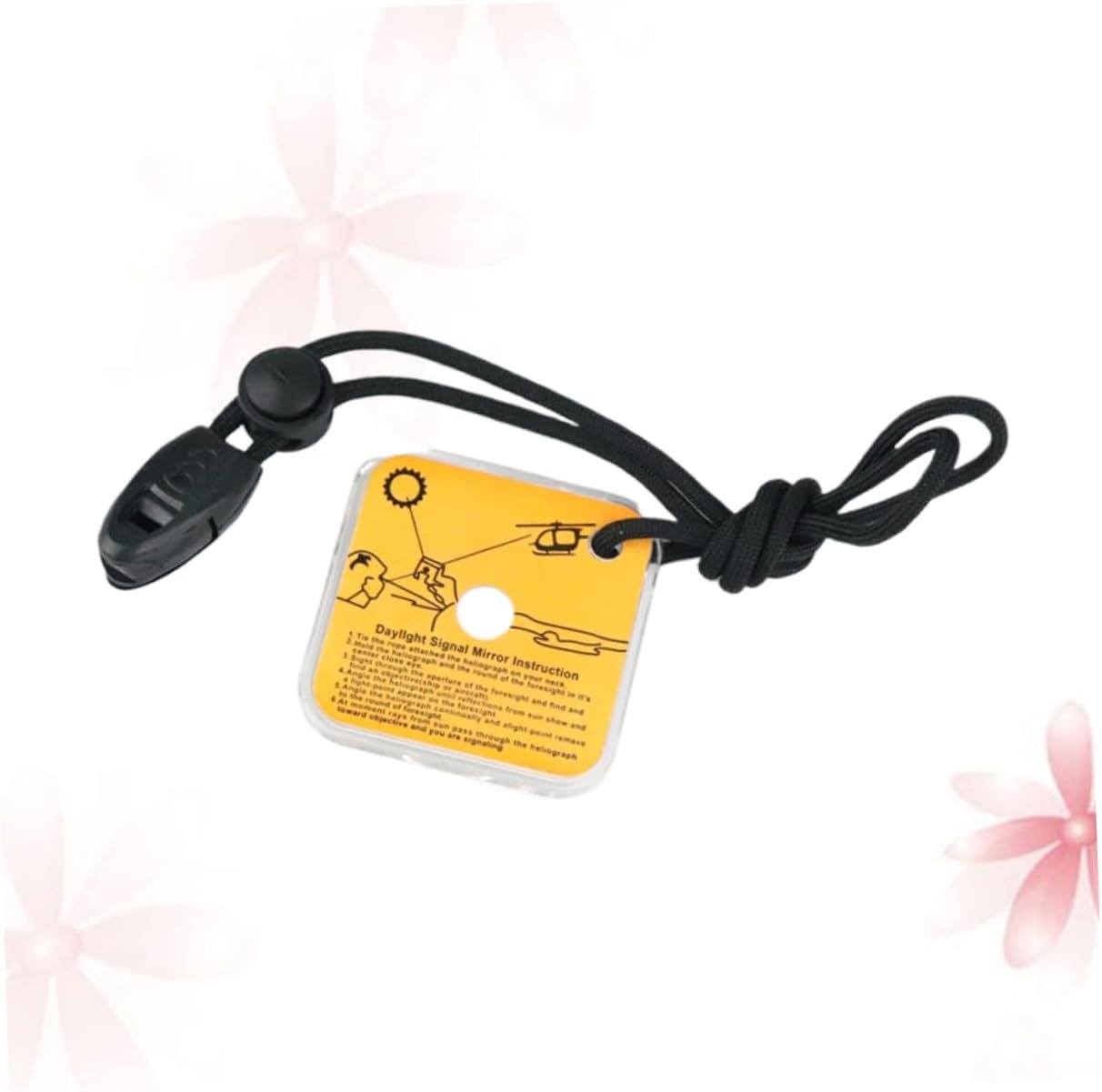 Generic Daylight Signal Mirror Outdoor Retroreflector for Emergency Survival Reflective Signal Mirror