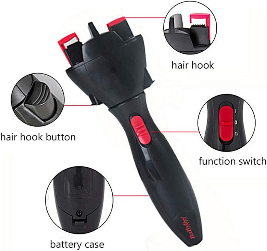 Bonbela Electric Hair Braider Automatic Twist Braider Knitting Device Writer Machine Braid Forming Machine Hair Styling Hair Tool