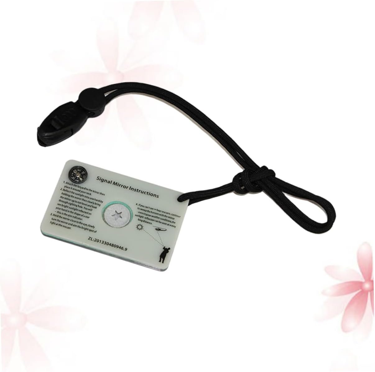 KOMBIUDA Signal Mirror Field Accessory Reflector Mirror Small Mirror Multi-Function Mirror Survival Mirror