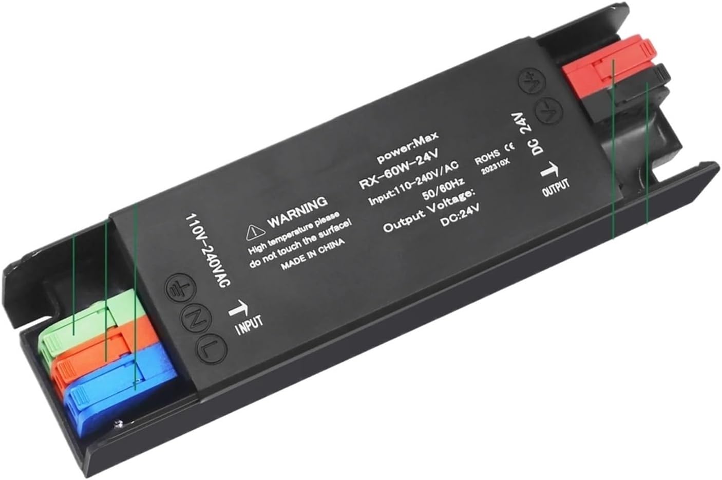 TCGQUJCZM AC 110V 220V to DC 12V 24V Switching Power Supply Adapter 60W 100W 200W 300W 400W Ultra Thin Lighting Transformers Smart Driver(100W,24V)