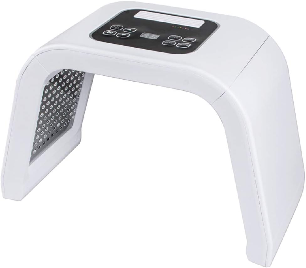 7 Color LED Therapy Light, LED Face Mask Skin Rejuvenation PDT Facial Skin Care Mask Skin Tightening Lamp SPA Face Device Beauty Salon Equipment Anti-aging Remove Wrinkle