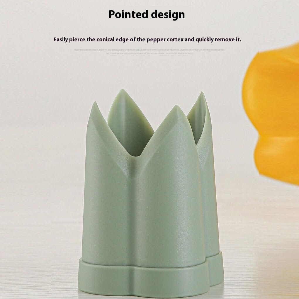 lopituwe Gadget per Utensili da Cucina semplici Realizzati in ABS per Una Facile rimozione dello Stelo Facile da ruotare e Tirare Semplicemente per Rimuovere efficacemente Gli steli, Verde