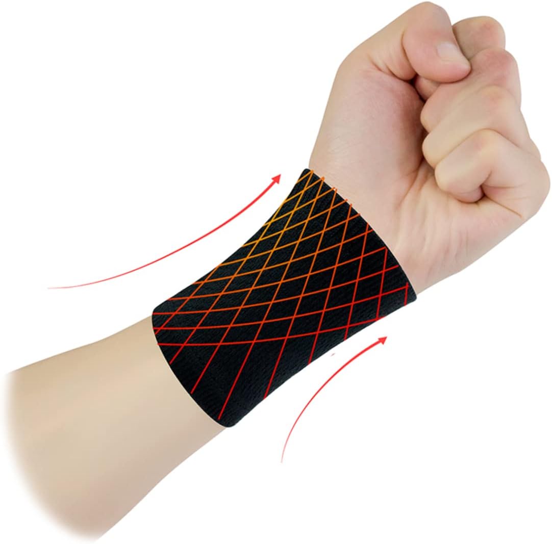 VANZACK 1 Pair Fitness Gear Workout Gear Compression Wristband Exercise Wristband Thumb Brace Wristbands for Men Adjustable sweatbands for Men Wristband for Fitness Wristband Hand Bracket